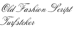 Old Fashion Script